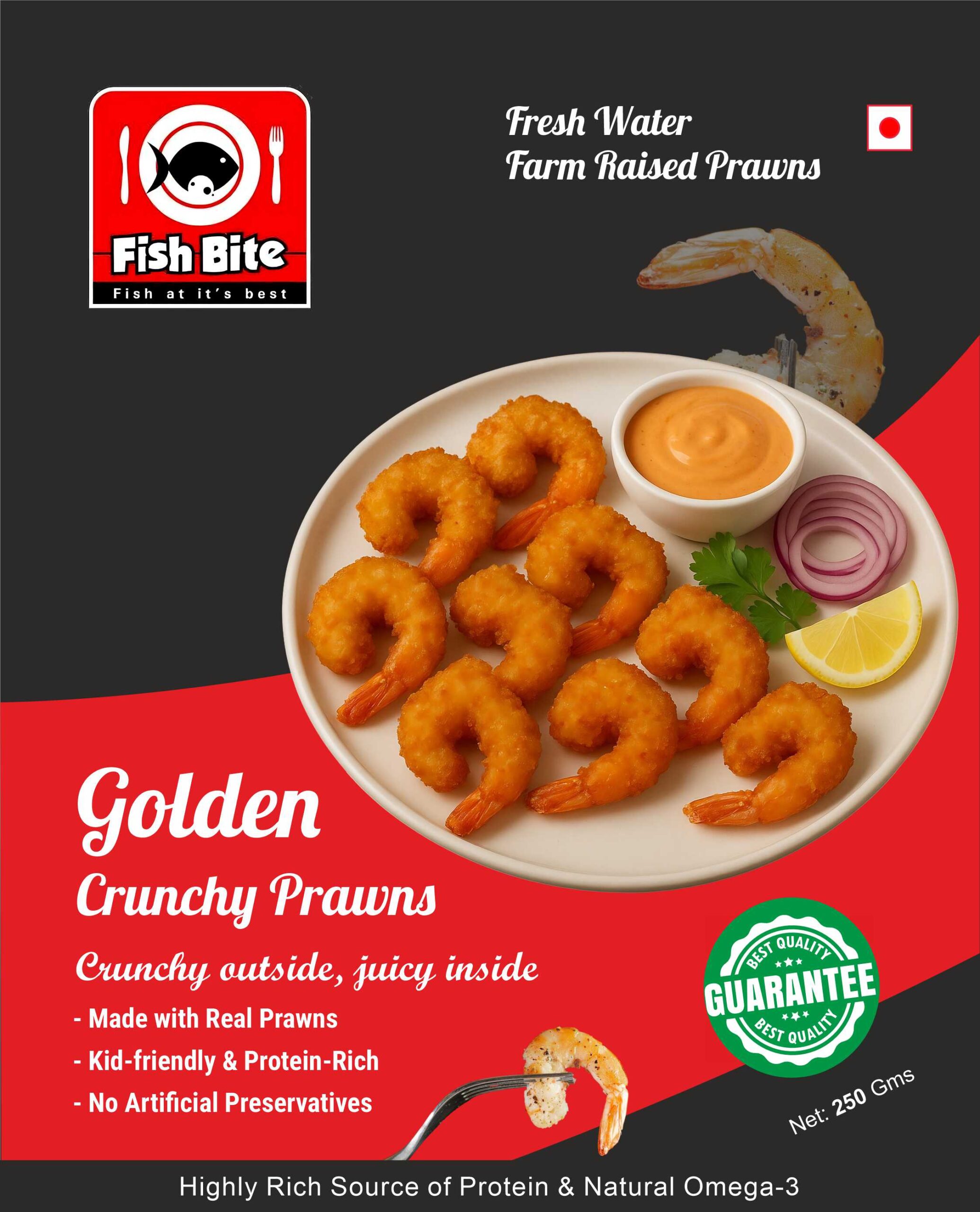 Golden Crunchy Prawns