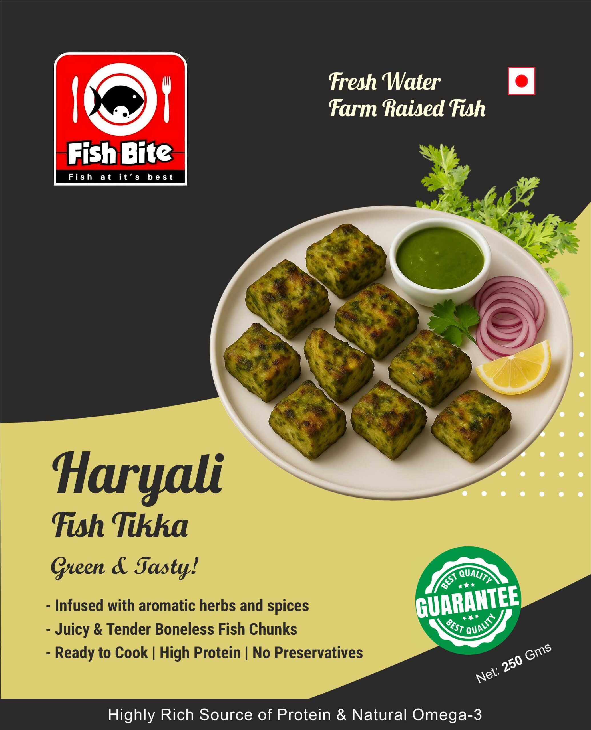 Haryali FIsh Tikka
